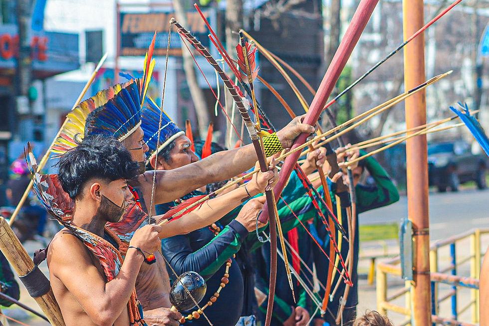 Indígenas ocupam porto da Cargill em Santarém - Imagem: CITA