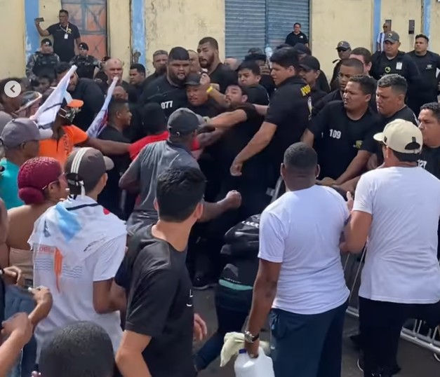 Moradores do Acará (PA) atribuem episódios de violência policial e de milícias privadas (seguranças da Empresa Ciclus) à pressão sobre o território para instalar aterro sanitário. A comunidade exige providências por parte dos órgãos de controle e fiscalização e o fim da repressão - Imagem: Reprodução / Redes Sociais