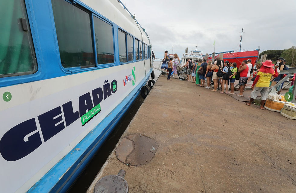 Geladão Fluvial - Parceria Governo do Esetado e Prefeitura de Belém - Imagem: Agência Pará