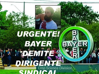 Bayer demite dirigente sindical em São José dos Campos e sindicato denuncia perseguição política