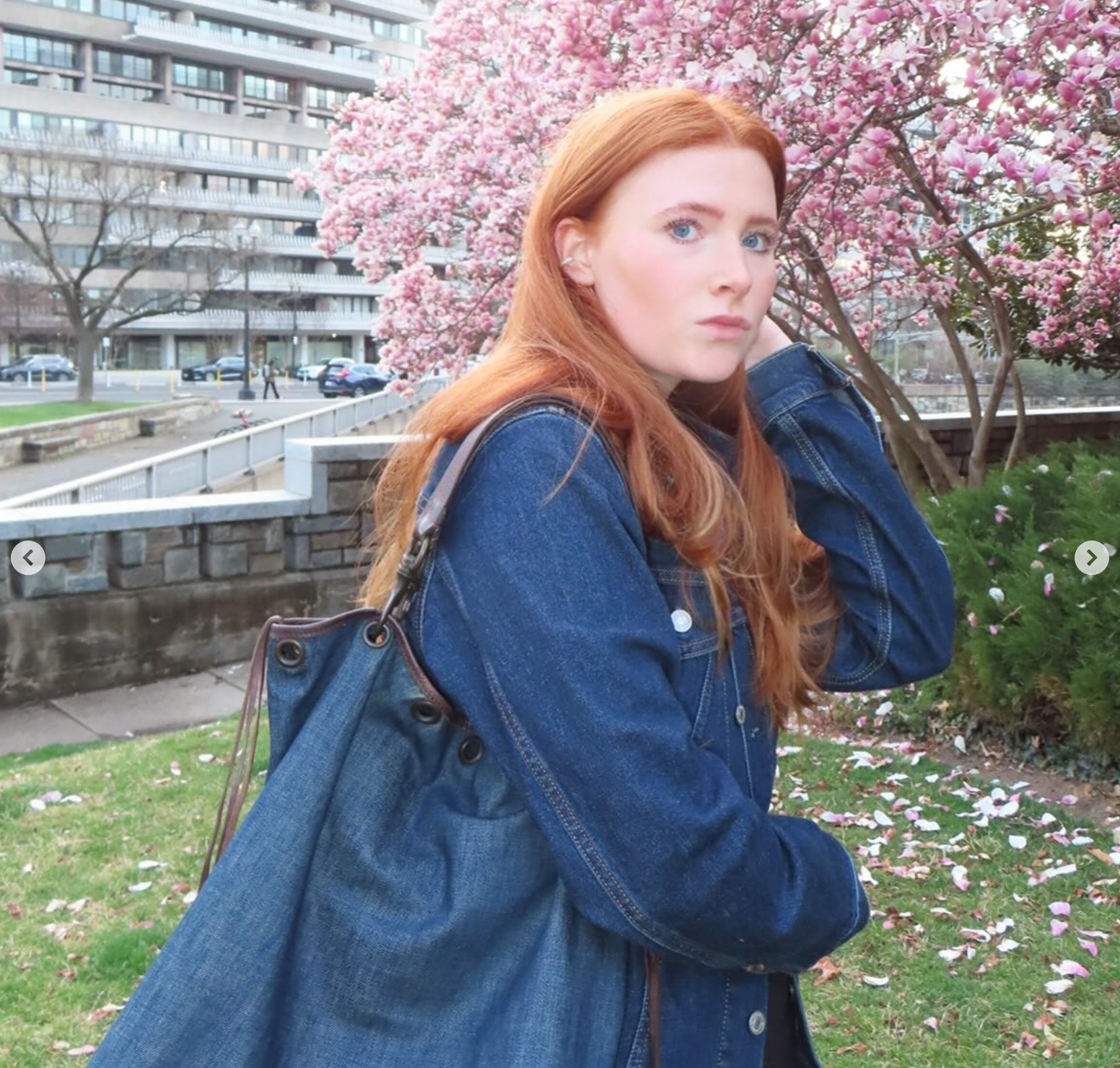 Vintage Authentic Miu Miu Denim Tote