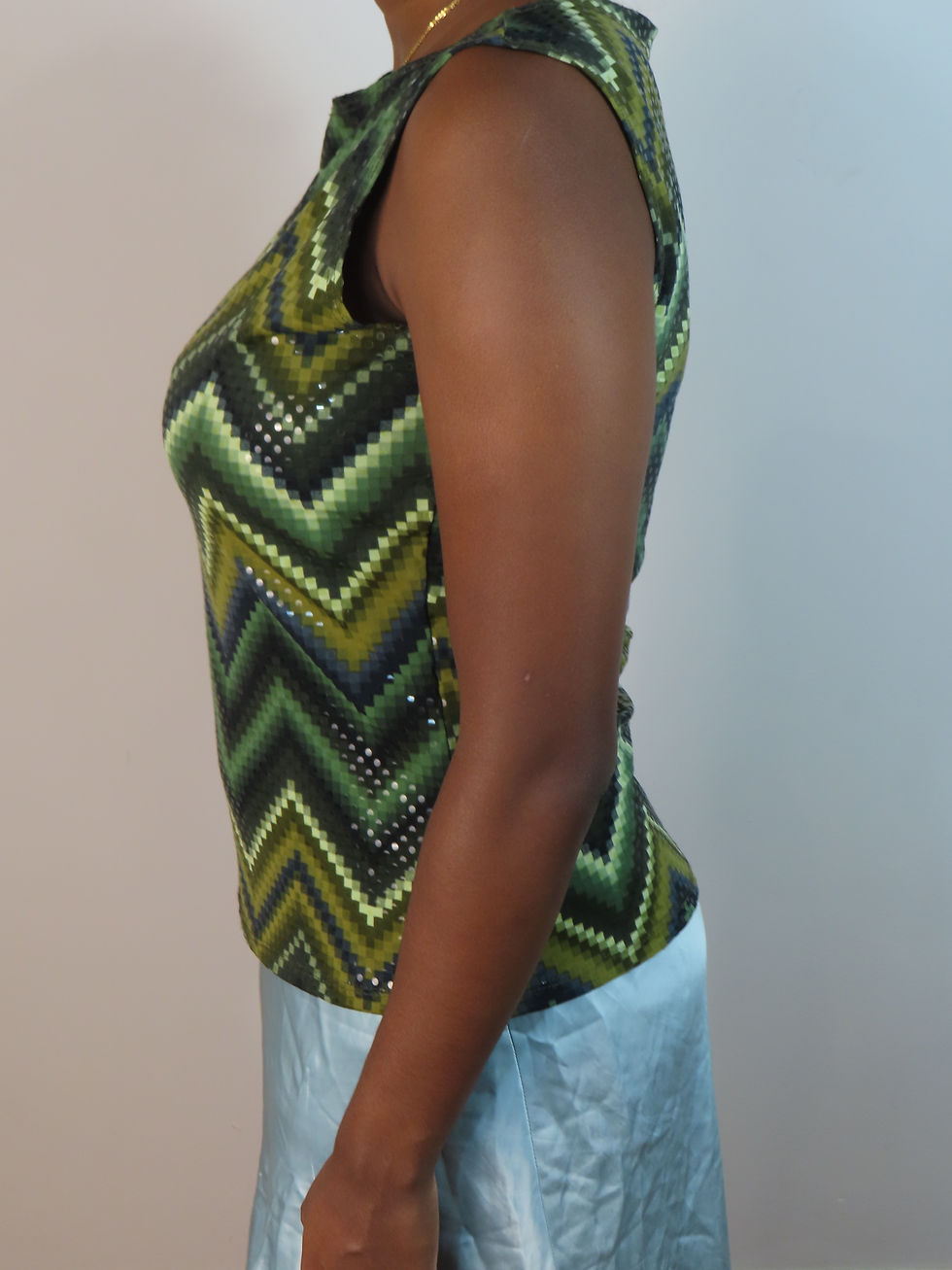 Thumbnail: Vintage Sequin ZigZag Shirt