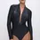 תמונה ממוזערת: GOOD AMERICAN -SLINKY JERSEY COWL BODYSUIT