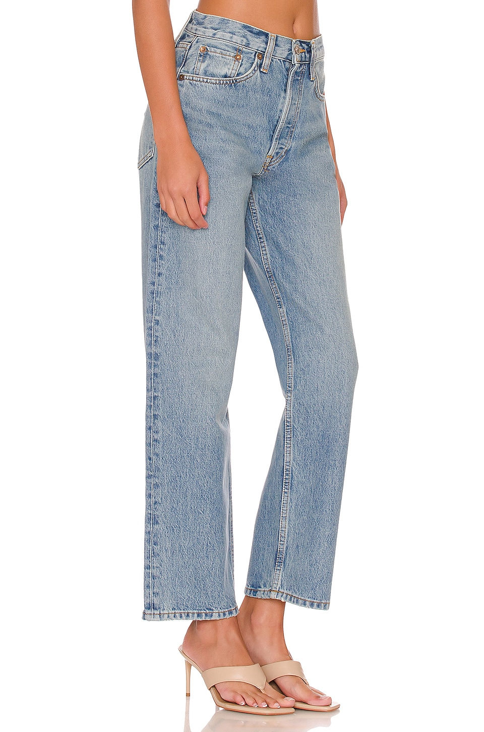 תמונה ממוזערת: RE\DONE - 90S CROP LOW SLUNG M BLUE