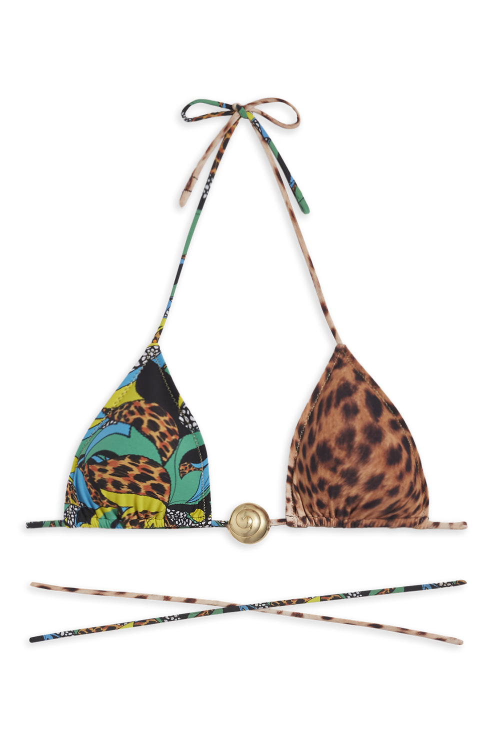 תמונה ממוזערת: REINA OLAG set - Miami Bikini Top 2 Tone Print and Carioca Splash