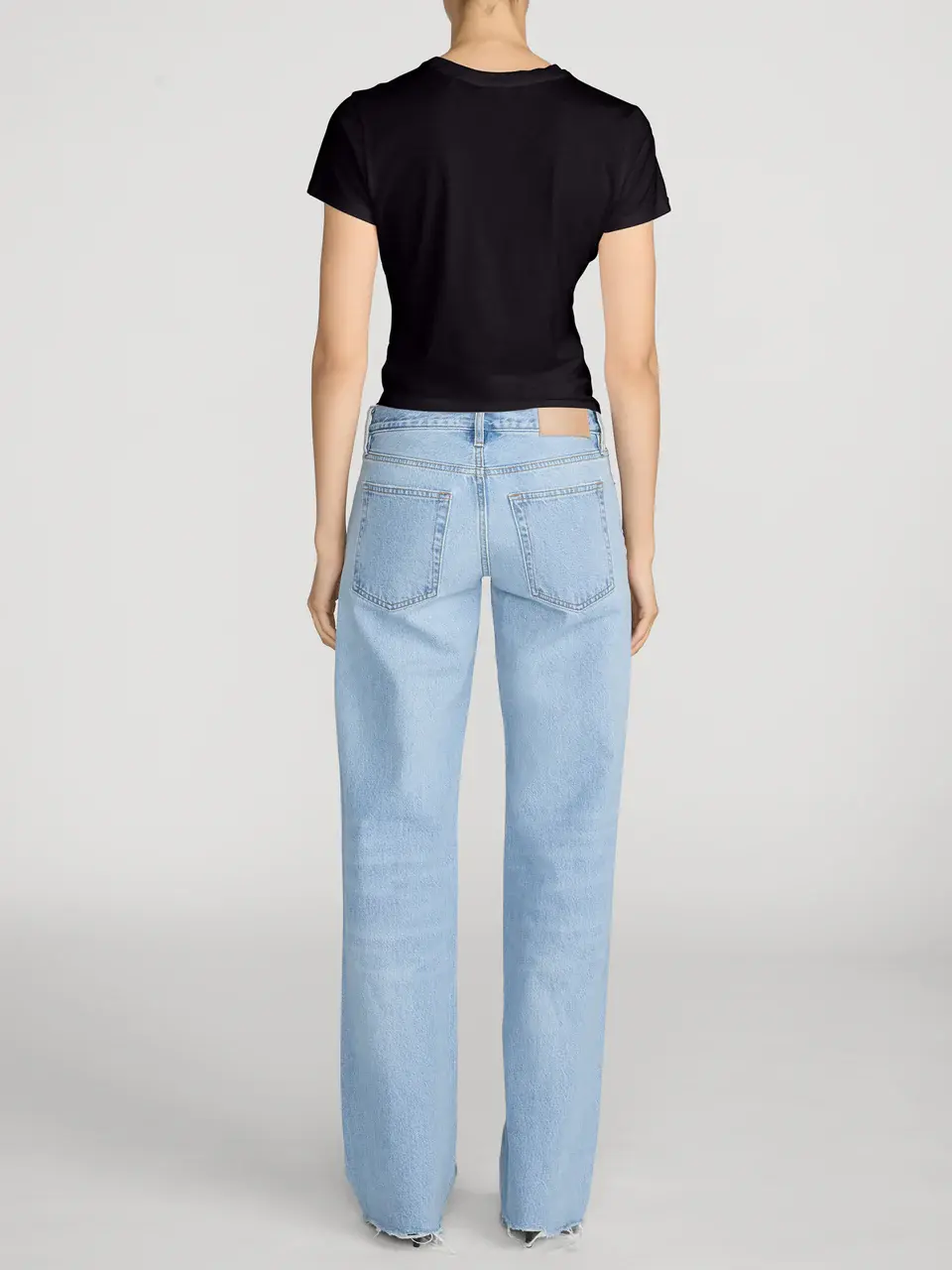 תמונה ממוזערת: FRAME - The Gray in Dodger Offset Hem