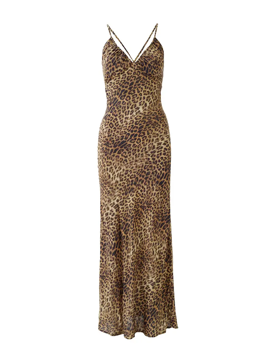 תמונה ממוזערת: MELISSA ODABASH- Jacey Cheetah Dress