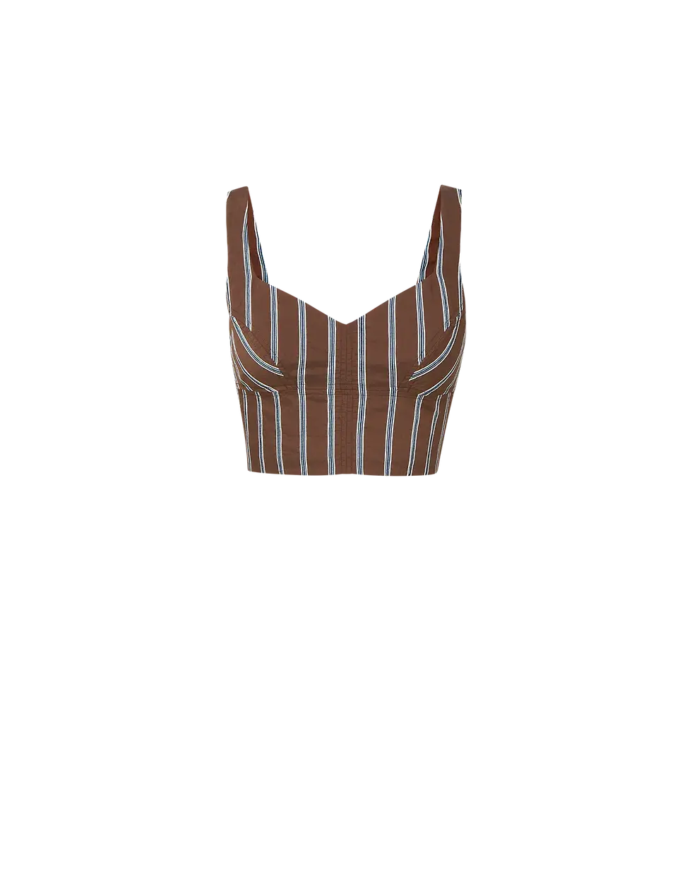 תמונה ממוזערת: VERONICA BEARD - Vonette Tank Top in Dark Mocha