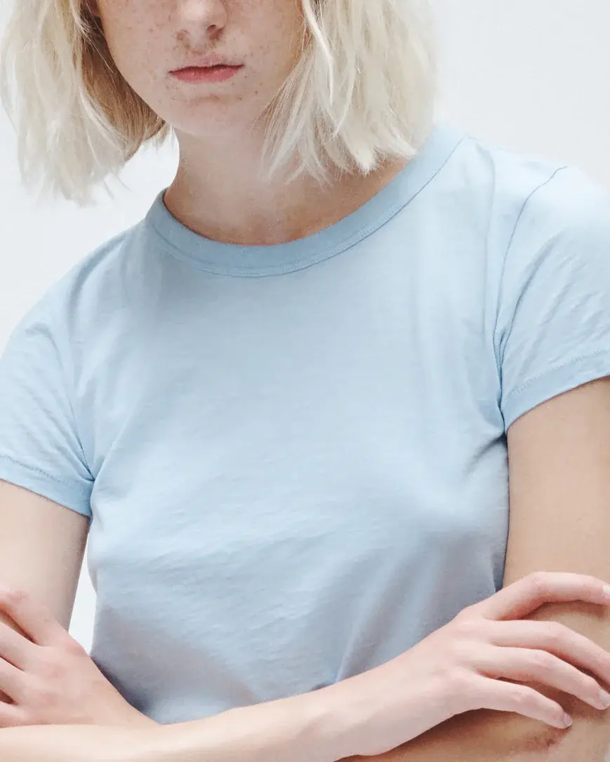 תמונה ממוזערת: Rag & Bone - The Slub Tee in Raindrop