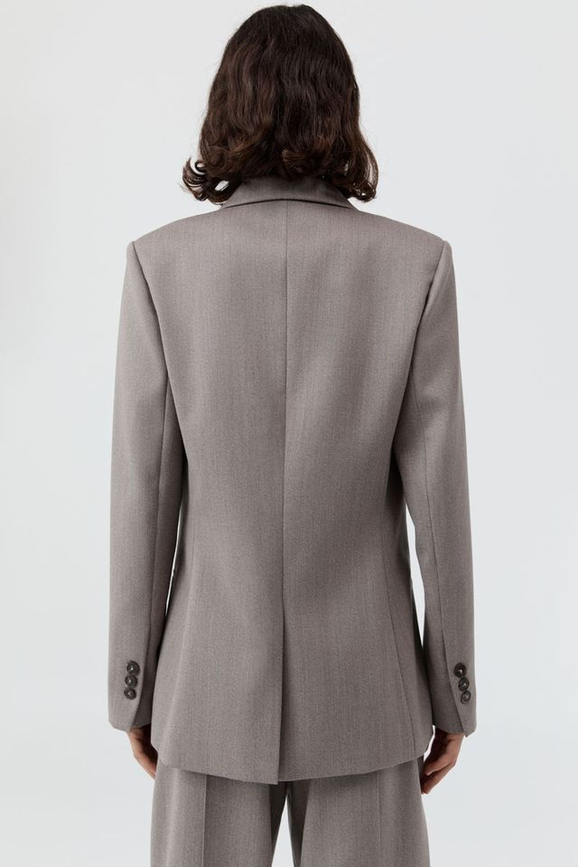 תמונה ממוזערת: ST AGNI - 90s Wool Blazer in Doe