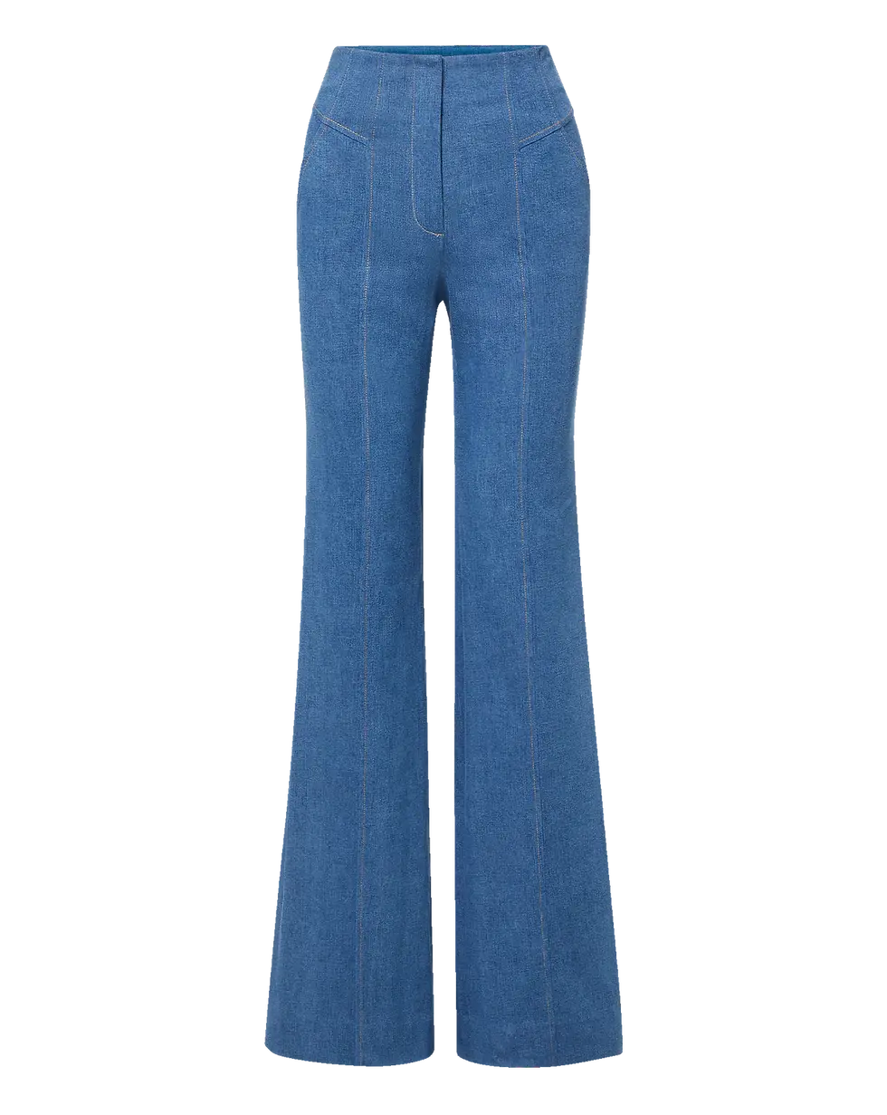 תמונה ממוזערת: VERONICA BEARD - Frenkle Denim Pant in Cosmo