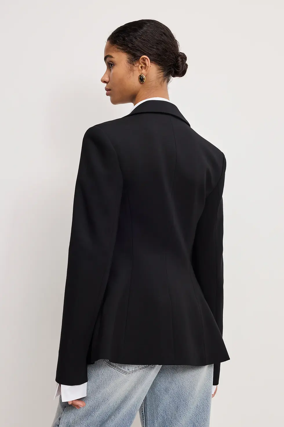 תמונה ממוזערת: GOOD AMERICAN - Soft Stretch Ponte Classic Blazer in Black
