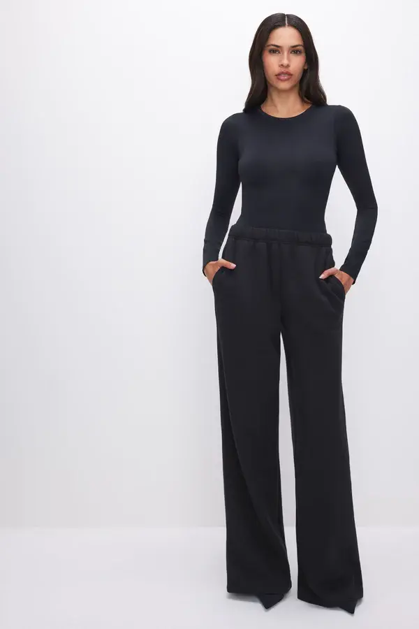 תמונה ממוזערת: GOOD AMERICAN -scuba crewneck bodysuit