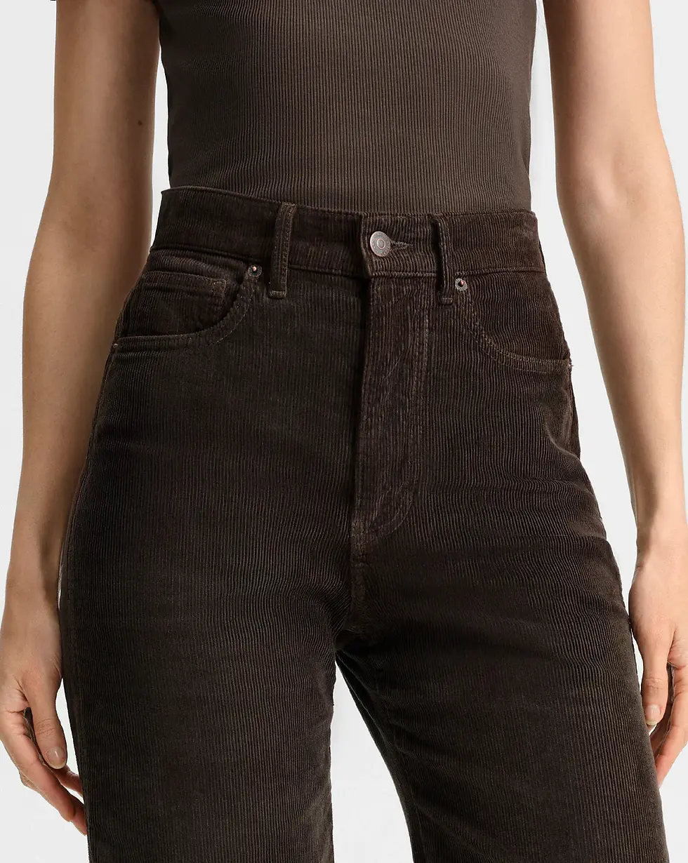 תמונה ממוזערת: VERONICA BEARD - Taylor Corduroy Wide-Leg Pant in Dark Umber
