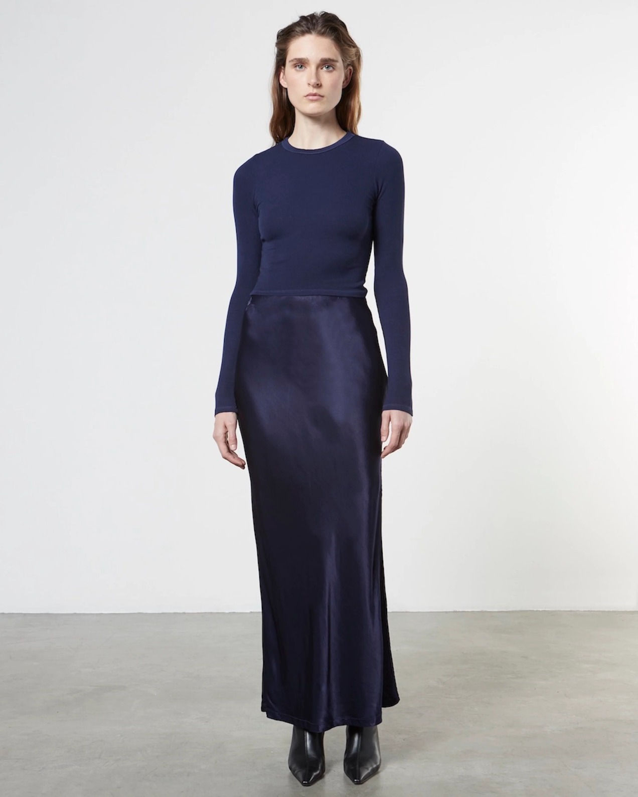 ENZA COSTA-BIAS MAXI SKIRT