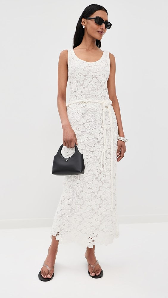 תמונה ממוזערת: JONATHAN SIMKHAI - Eloise Lace Maxi Dress in Ivory