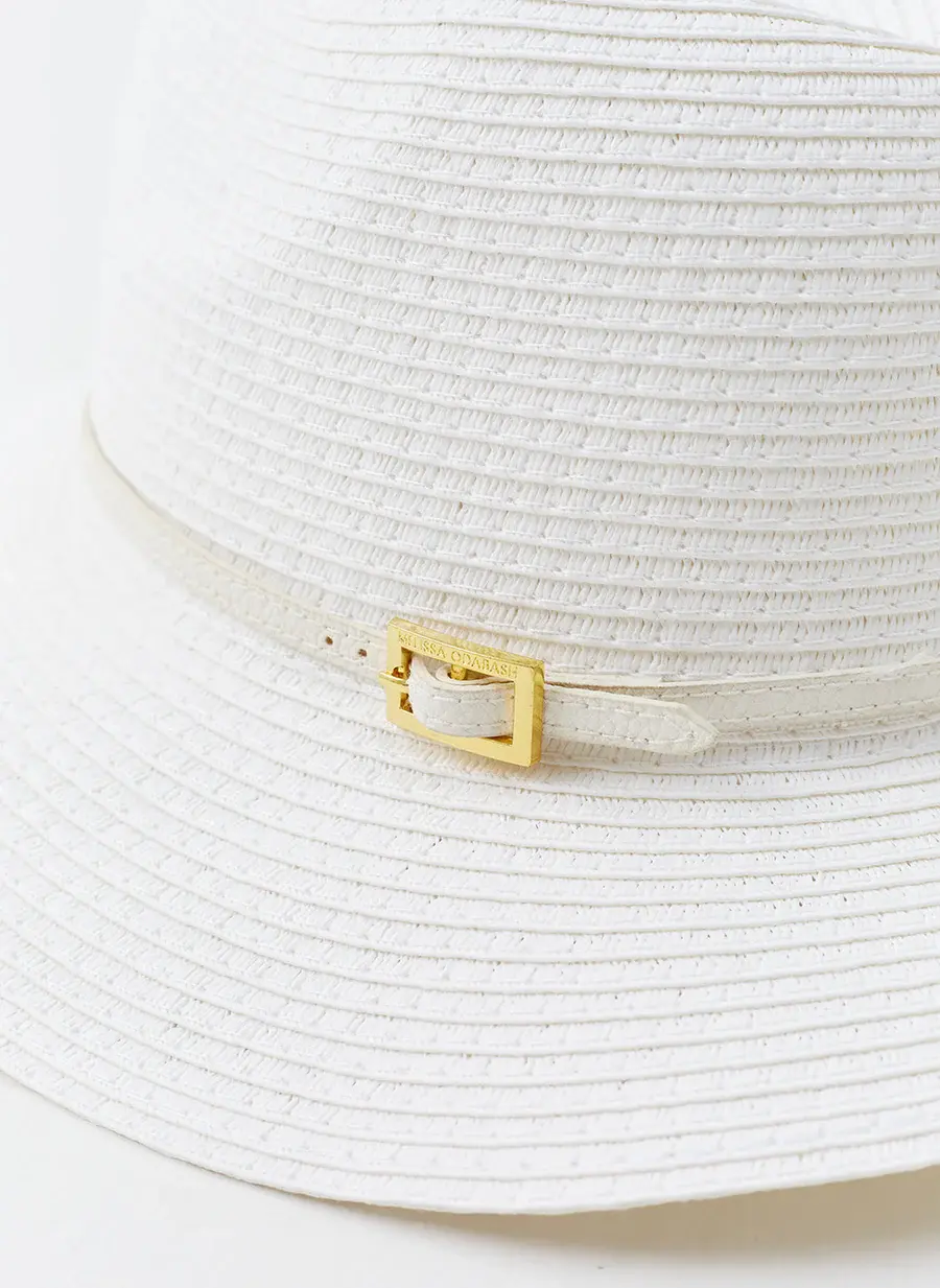 תמונה ממוזערת: MELISSA ODABASH- Fedora White/White Hat