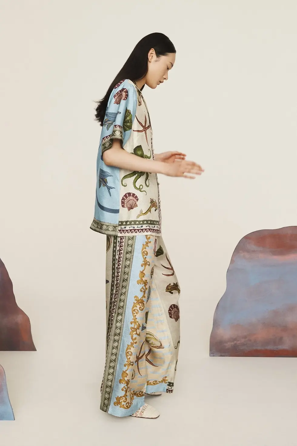 תמונה ממוזערת: ALÉMAIS-BATH HOUSE SILK PANT