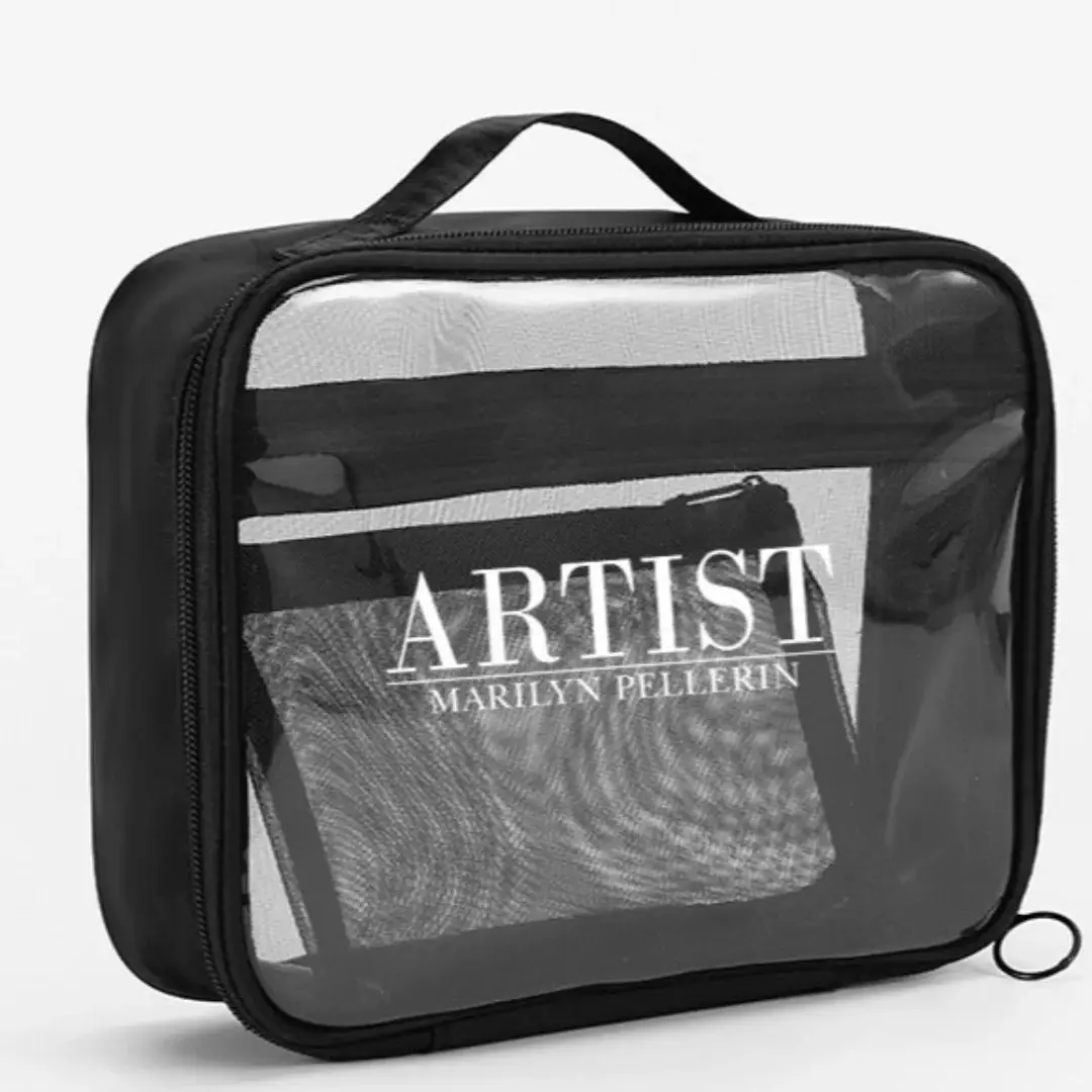 Petite Trousse transparente avec pochette ARTIST
