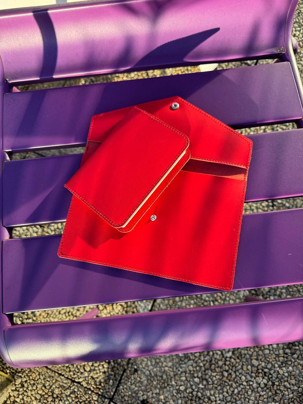 Miniature : Protege passeport Rouge sur Pochette Agathe Rouge