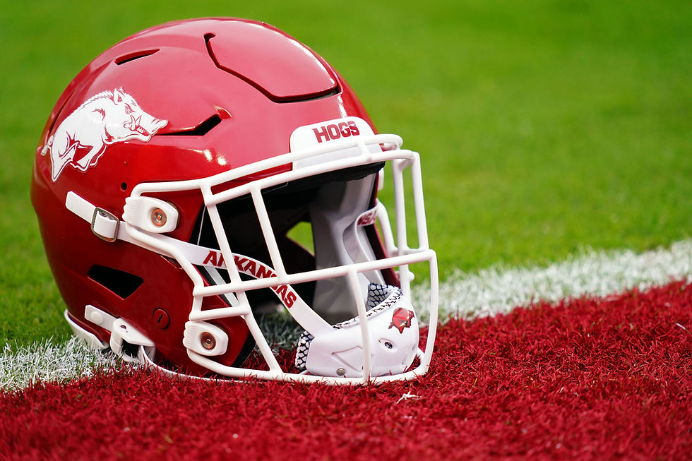 Arkansas football helmet