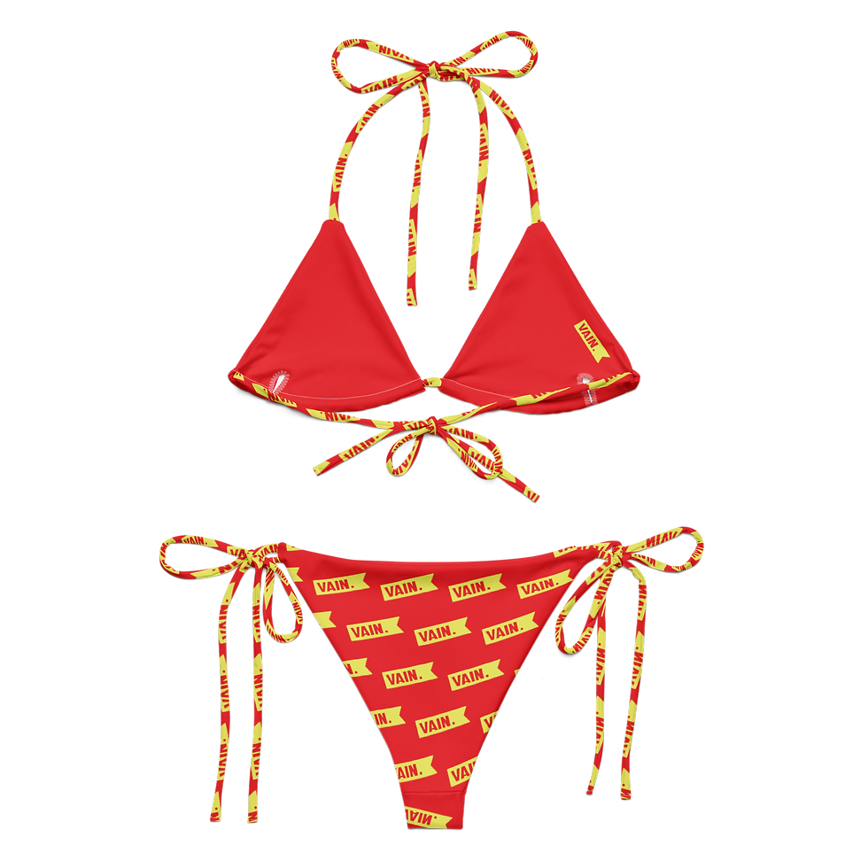 Thumbnail: Little Vain Alizarin String Bikini