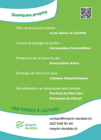 Flyer Meyrin Durable & Green Map