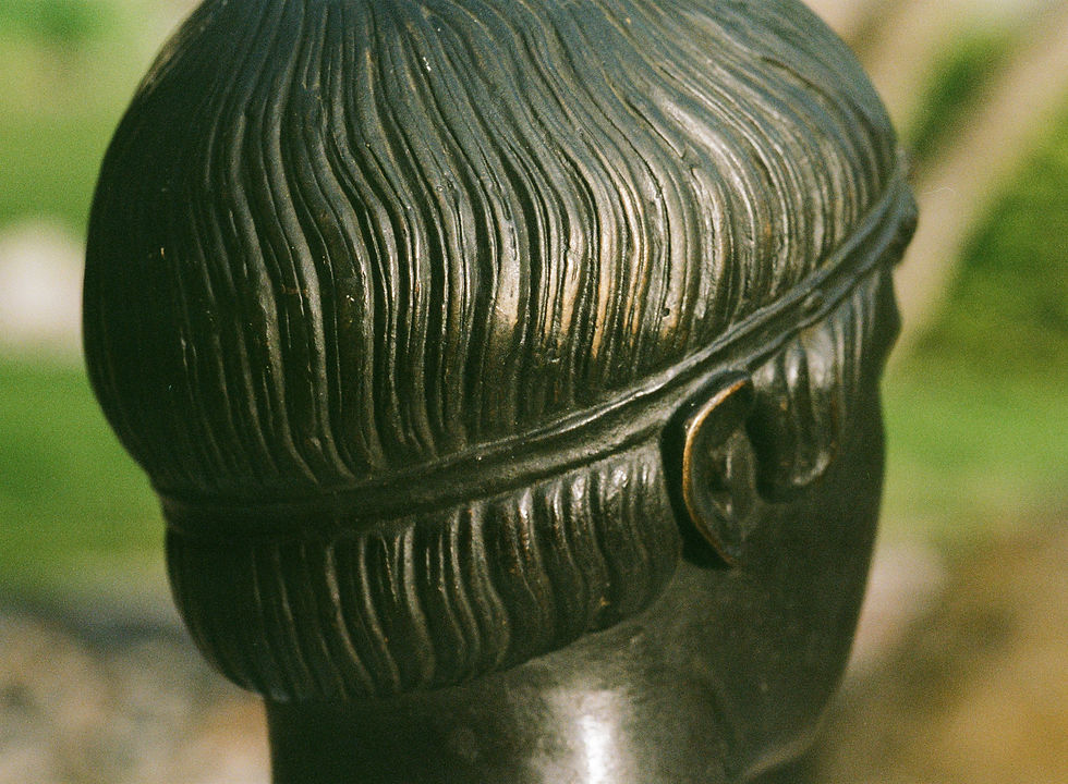 Thumbnail: Neoclassical Bronze Bust of a Greek Youth