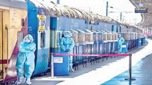 4000 Railway Coaches Converted into Covid Care Coaches 