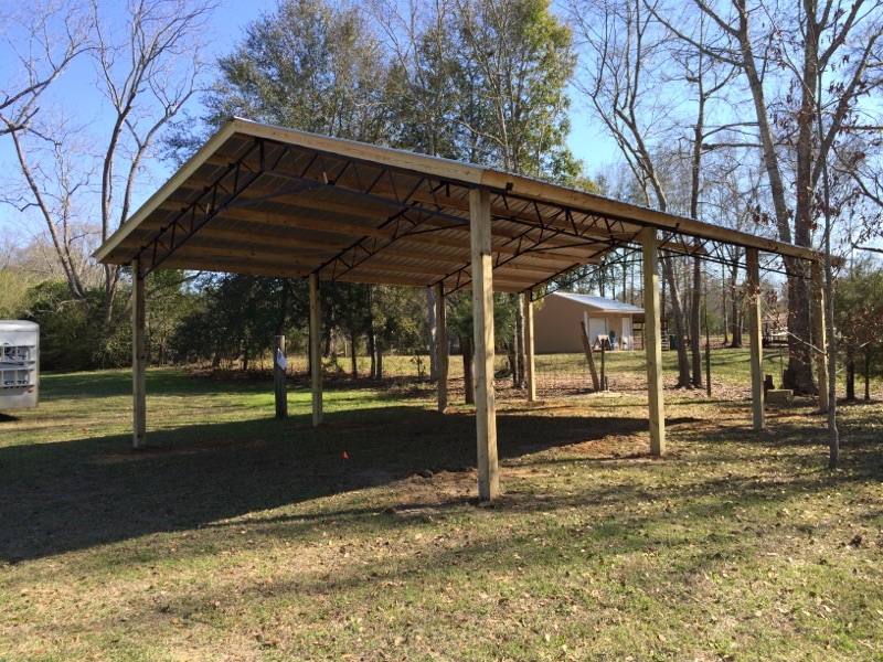Photos Pole Barn Kits Florida Metal Trusses Backwood Buildings