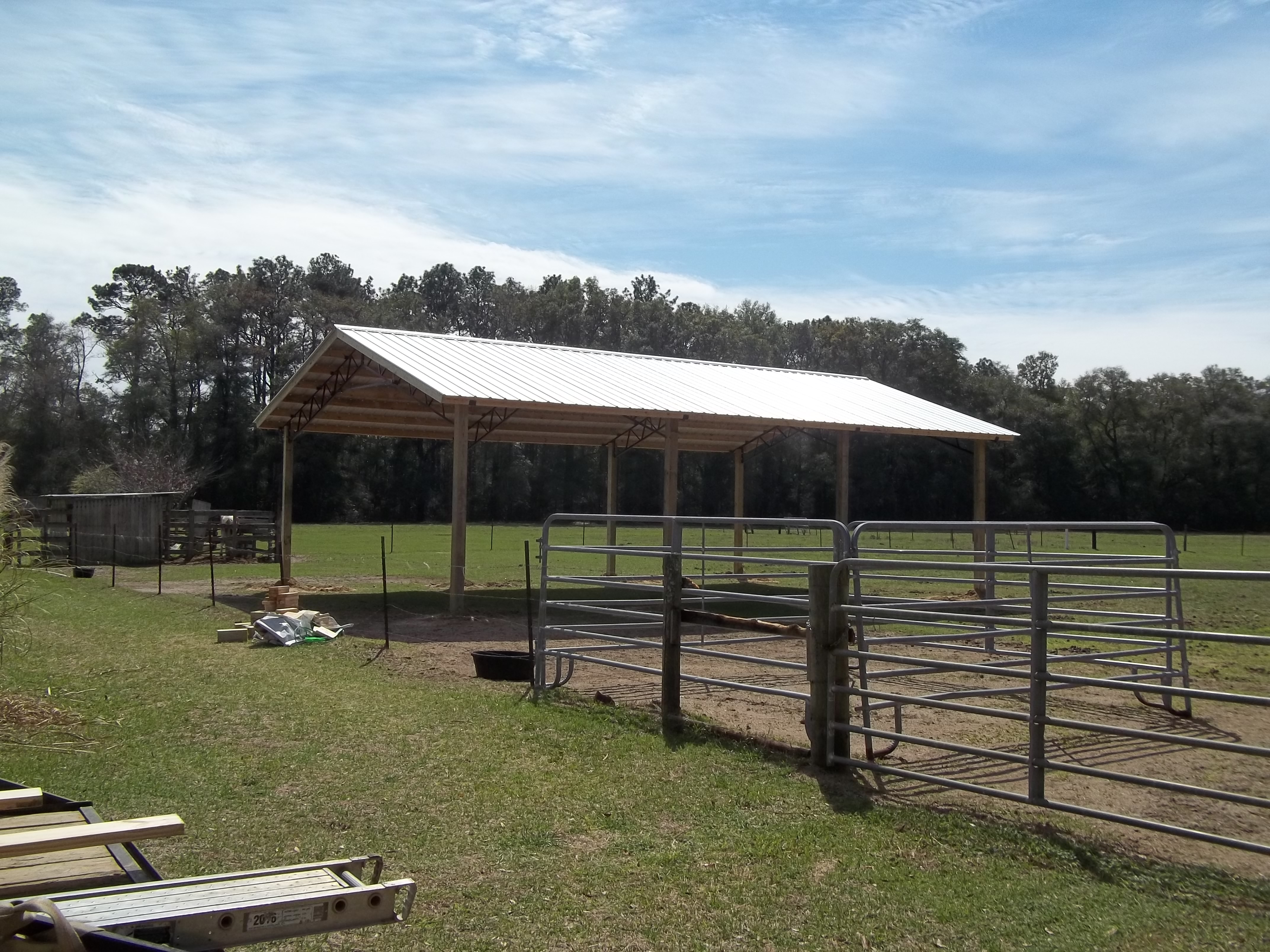 Photos Pole Barn Kits Florida Metal Trusses Backwood Buildings