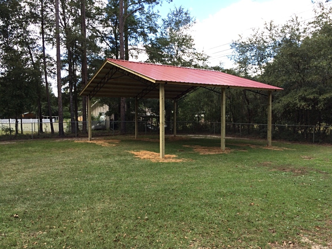Photos Pole Barn Kits Florida Metal Trusses Backwood Buildings