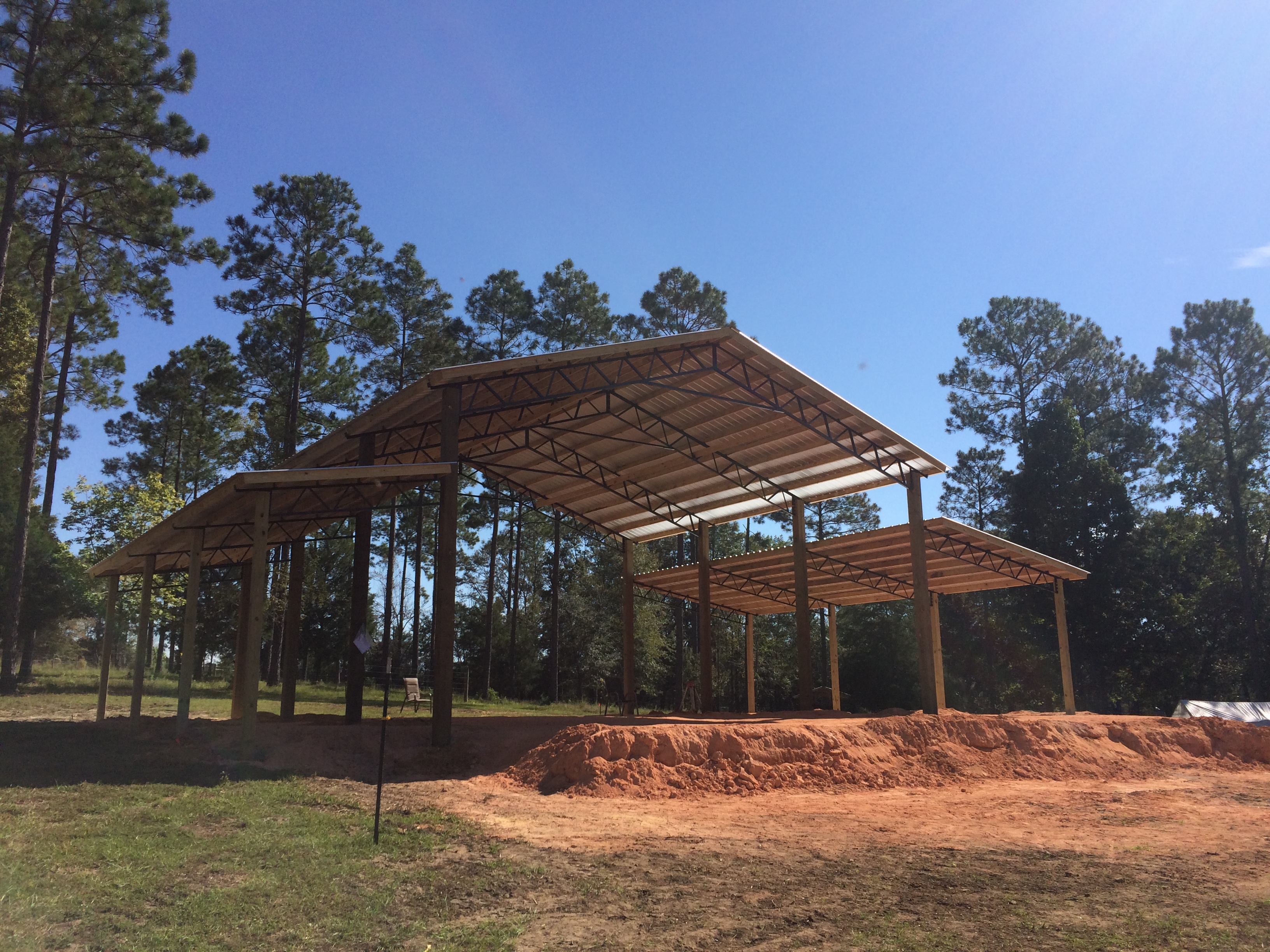 Photos Pole Barn Kits Florida Metal Trusses Backwood Buildings