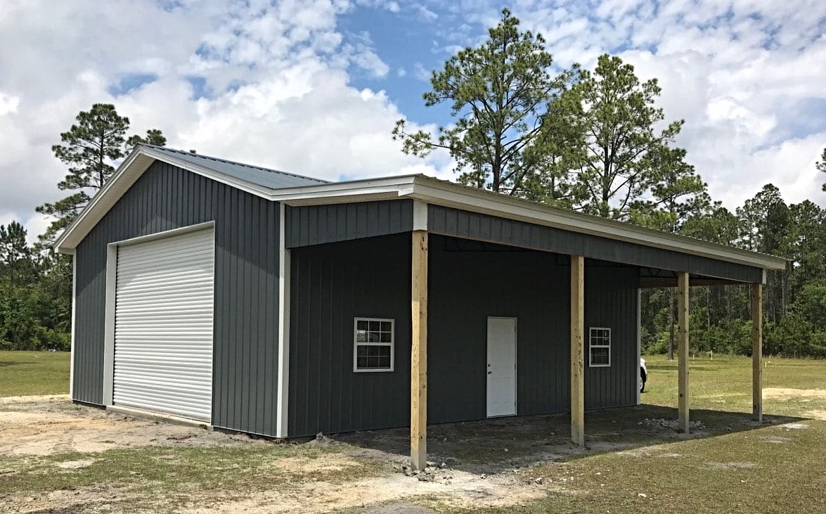 Photos Pole Barn Kits Florida Metal Trusses Backwood Buildings