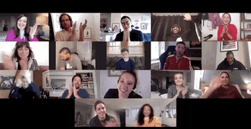 clapping on Zoom