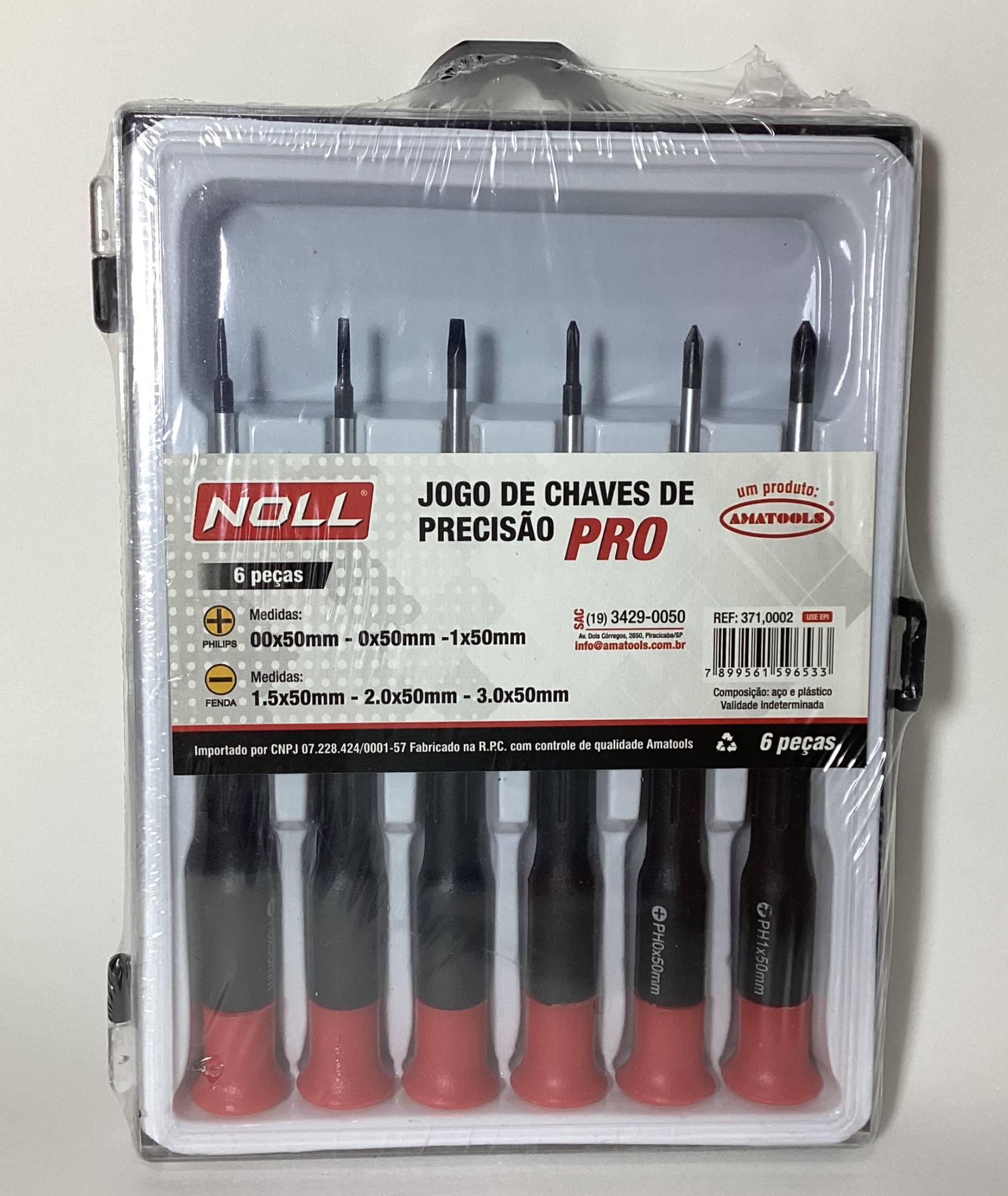 Conjunto de Chaves de Precisão - 6 peças - Noll