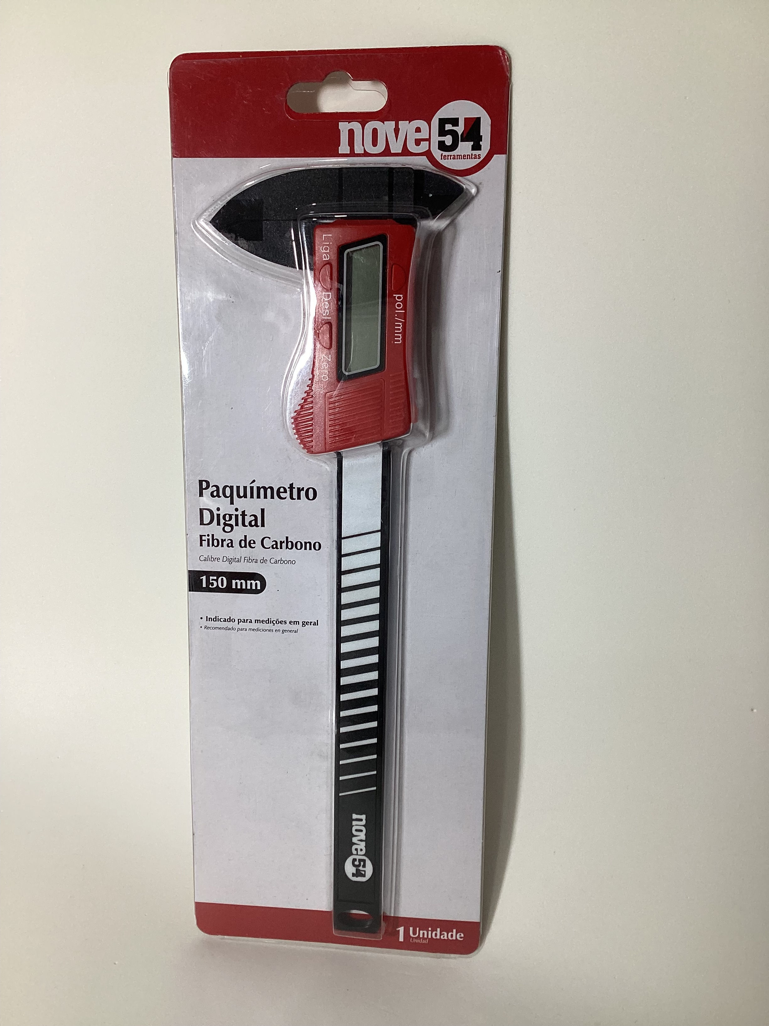 Paquímetro Digital Nove54 - fibra de carbono