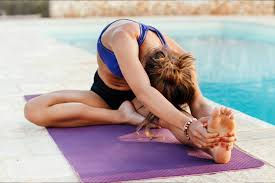 YOGA by the pool