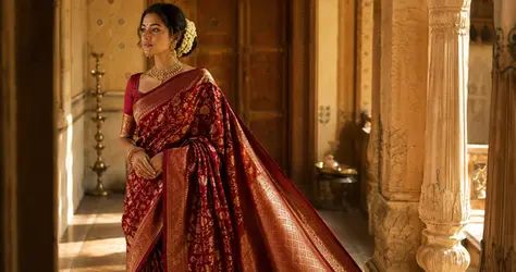 How to Style a Banarasi Saree: Jewellery, Blouses, and Draping That Let the Weave Speak