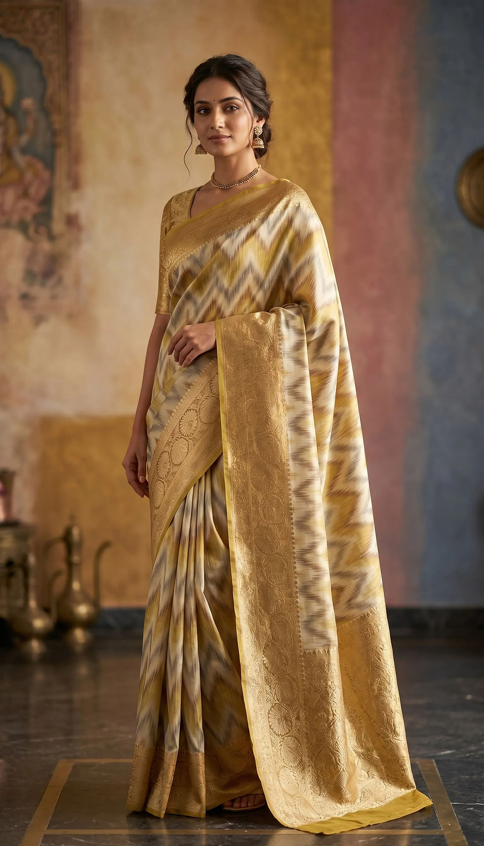 Usaya Banaras - Premium Mashru Banarasi Silk Saree