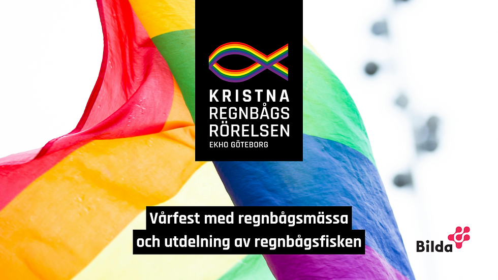 Vårfest med utdelning av Regnbågsfisken och Regnbågsmässa Göteborg