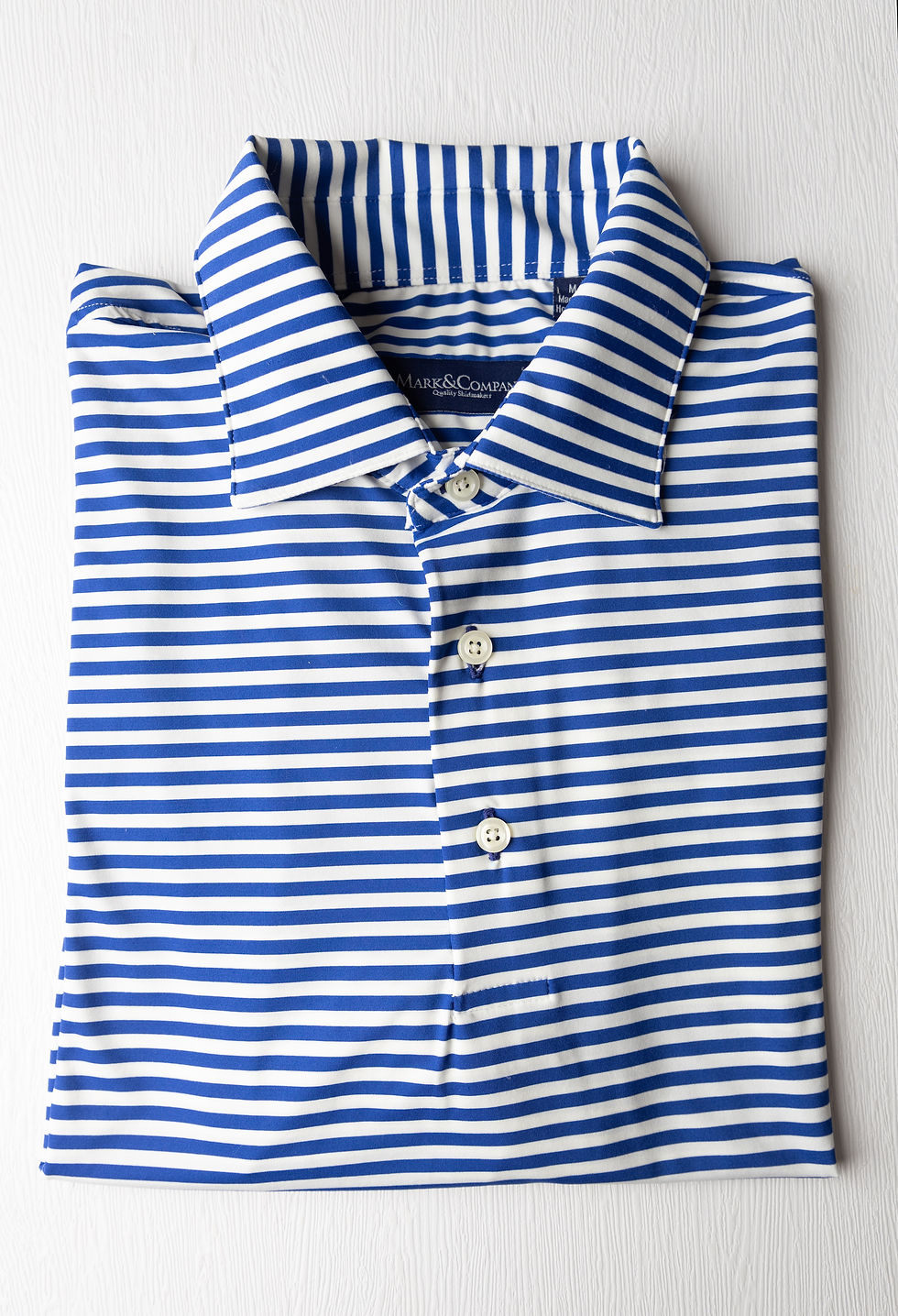 Thumbnail: Thick Stripe Polo Shirt
