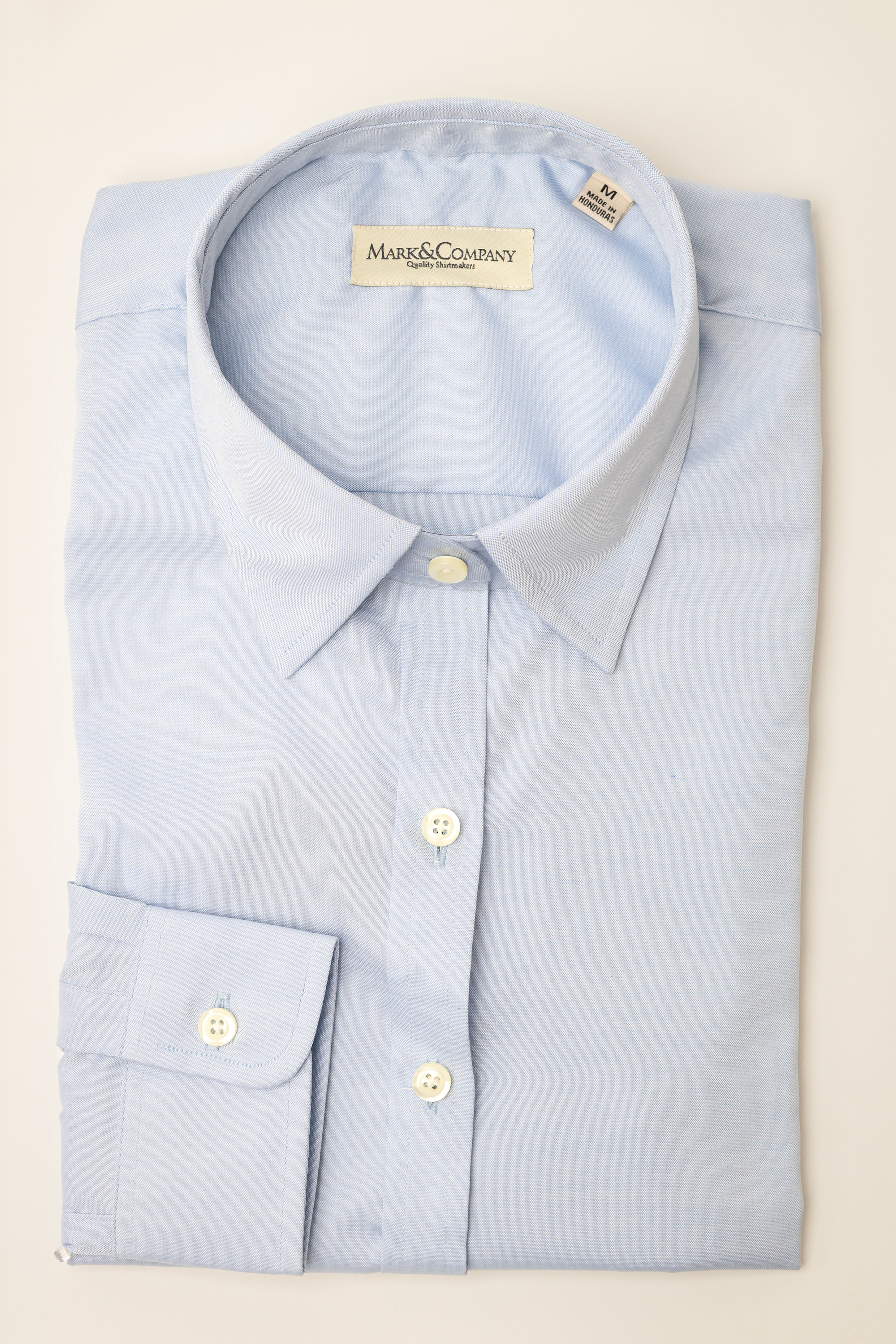 Spread Collar Solid Oxford