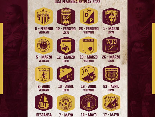 Este es el calendario de la Liga femenina BetPlay 2023 que tiene el Deportes Tolima