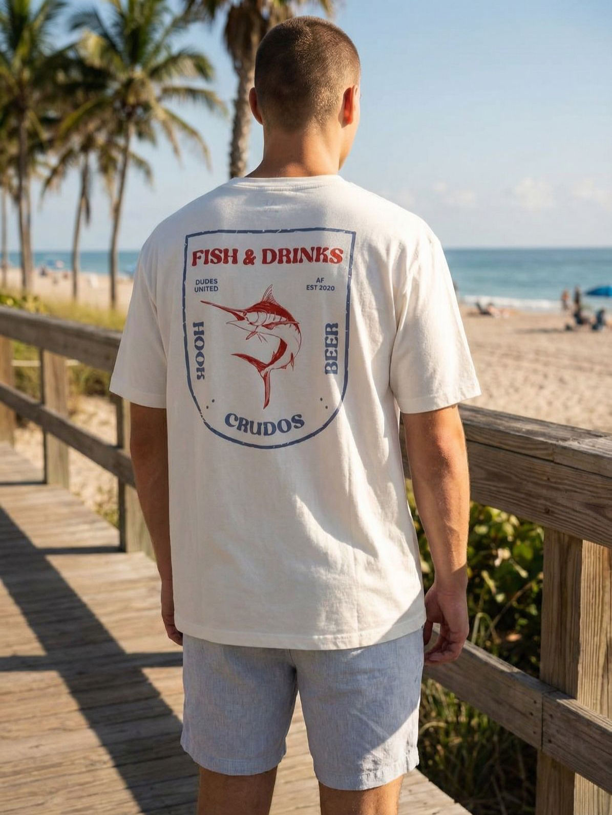 Camiseta Fish Off White