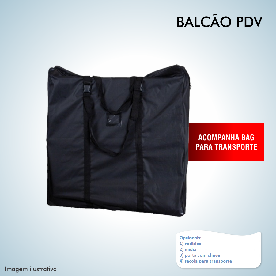 Miniatura: balcão fácil de montar, balcão desmontável, balcão portátil, medidas de balcão,