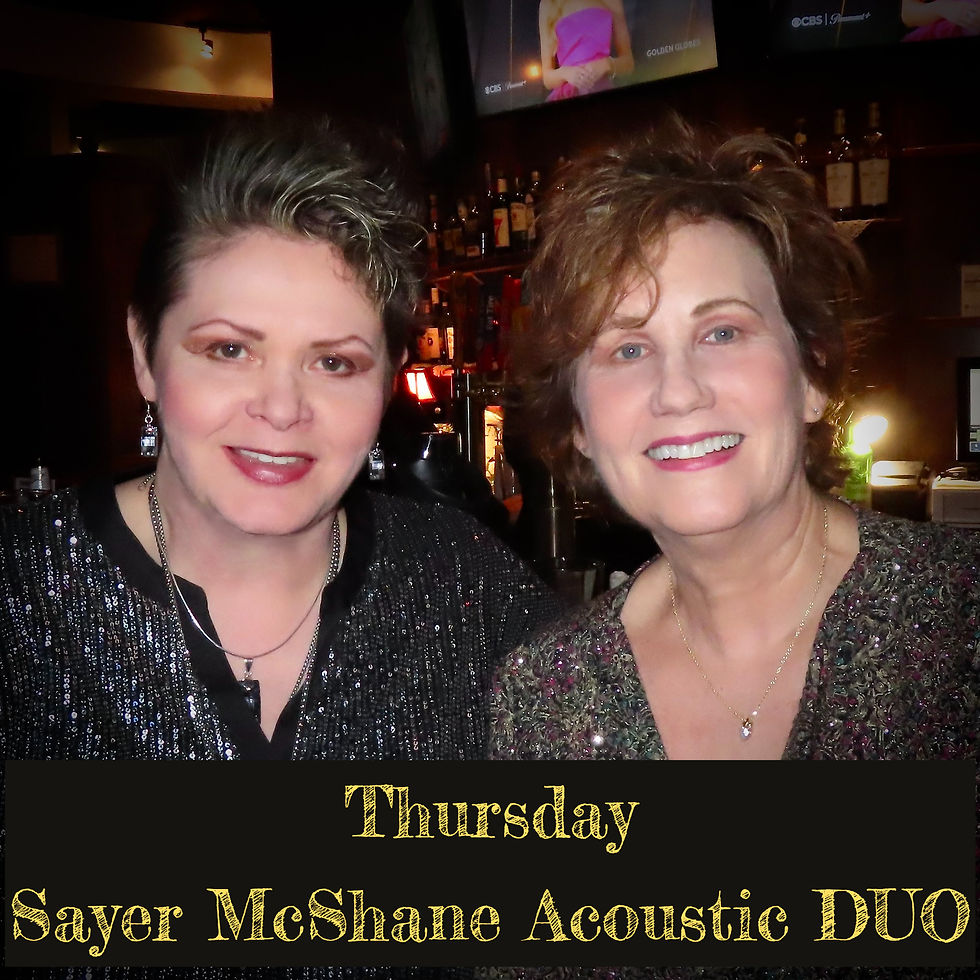 Thursday - McShane Acoustic DUO