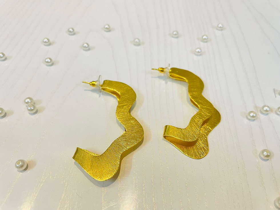 Thumbnail: CURVY WAVES EARRINGS