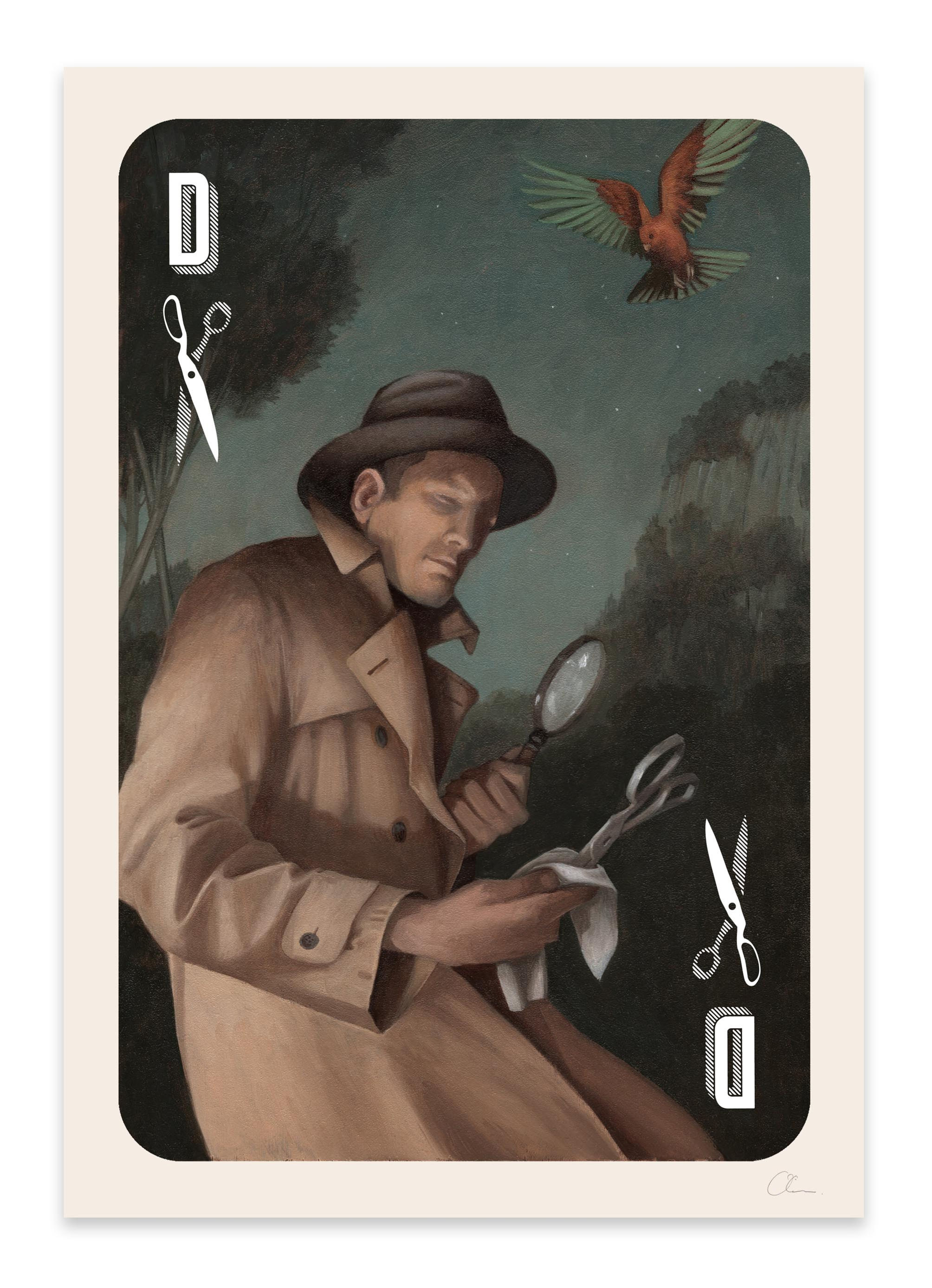 The Hidden Suits: The Detective of Scissors - Limited Edition print