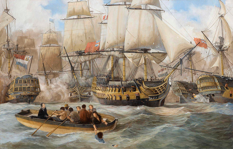 Thumbnail: The Battle of Camperdown - Limited Edition print